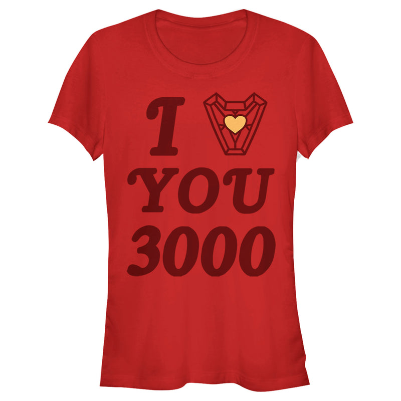 Junior's Marvel Avengers Endgame 3000 Love T-Shirt