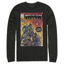 Men's Marvel Eternals Retro Group Comic Book Cover Long Sleeve Shirt