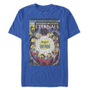 Men's Marvel Eternals Retro Comic Book Cover T-Shirt