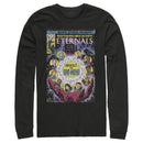 Men's Marvel Eternals Retro Comic Book Cover Long Sleeve Shirt