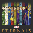 Women's Marvel Eternals Animated Vertical Boxes Poster Racerback Tank Top