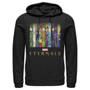 Men's Marvel Eternals Animated Vertical Boxes Poster Pull Over Hoodie