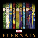 Men's Marvel Eternals Animated Vertical Boxes Poster Pull Over Hoodie