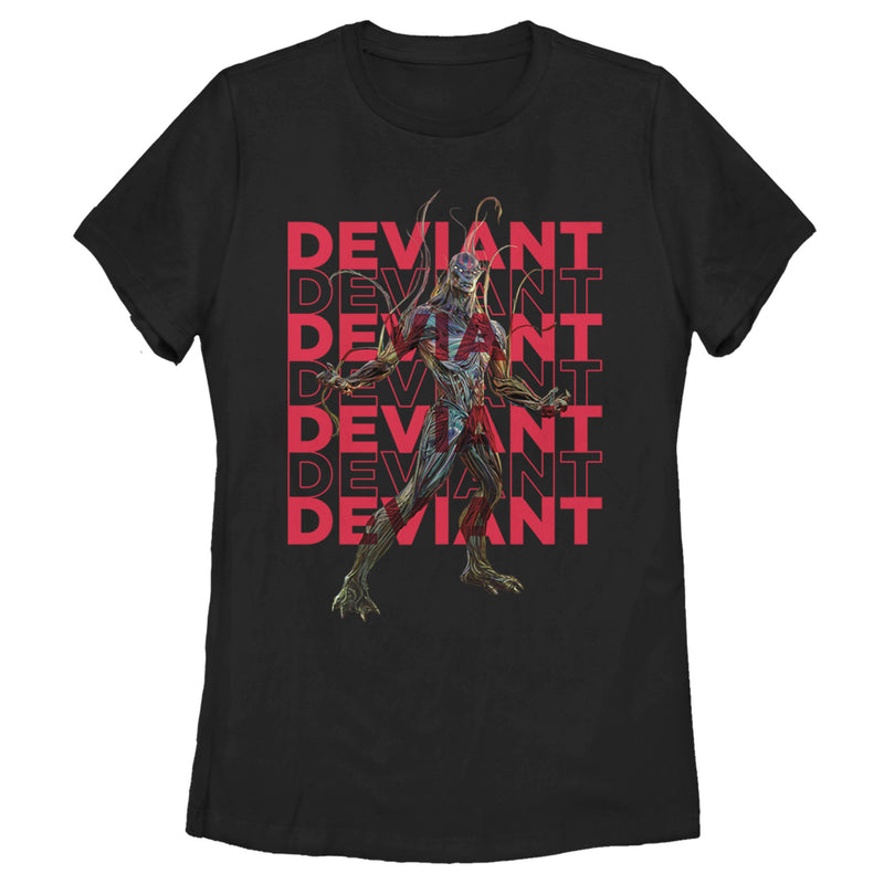 Women's Marvel Eternals Kro Deviant Repeating T-Shirt