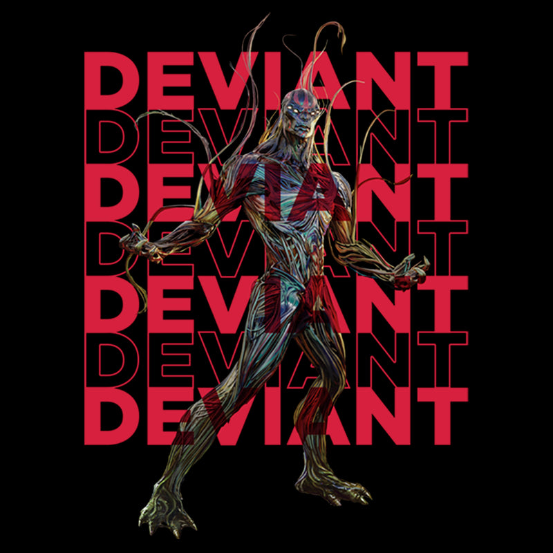 Junior's Marvel Eternals Kro Deviant Repeating T-Shirt