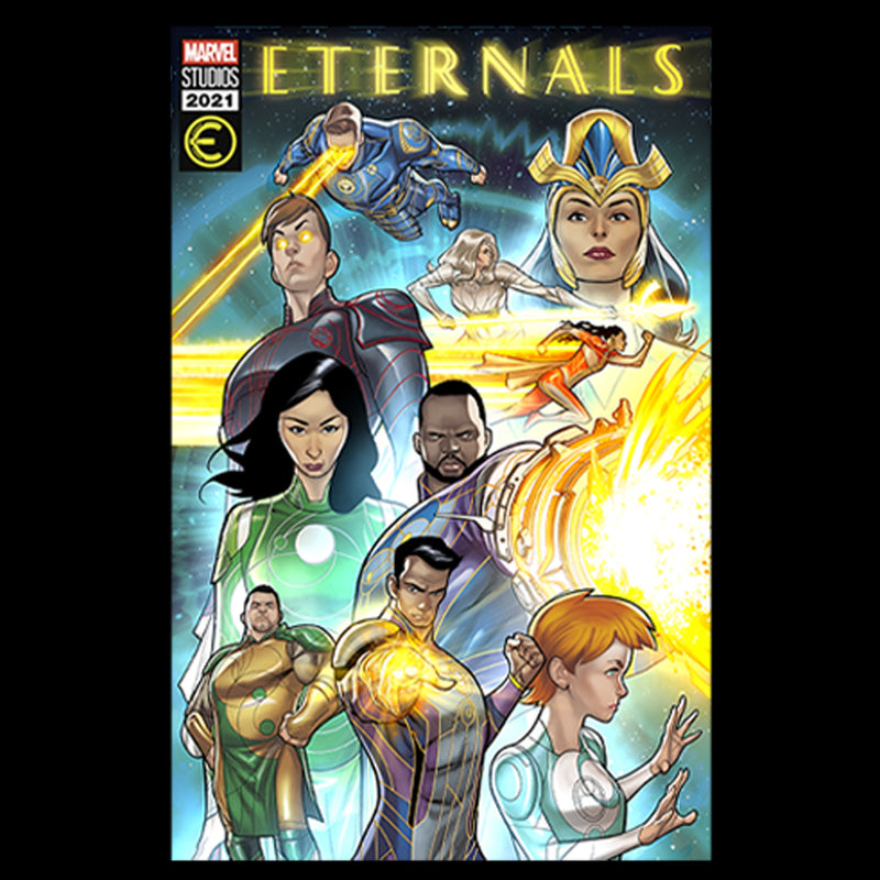 Boy's Marvel Eternals Comic Book Cover Pull Over Hoodie