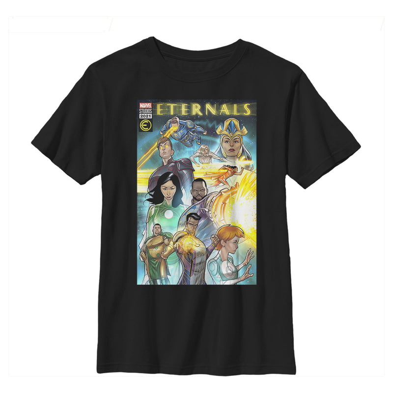 Boy's Marvel Eternals Comic Book Cover T-Shirt