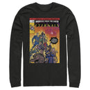 Men's Marvel Eternals Heroes Comic Book Cover Long Sleeve Shirt