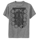 Boy's Marvel Eternals Kro Wood Stamp Circles Performance Tee