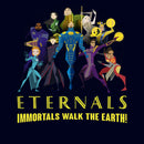 Junior's Marvel Eternals Immortals Walk the Earth T-Shirt