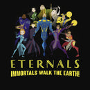 Junior's Marvel Eternals Immortals Walk the Earth Racerback Tank Top