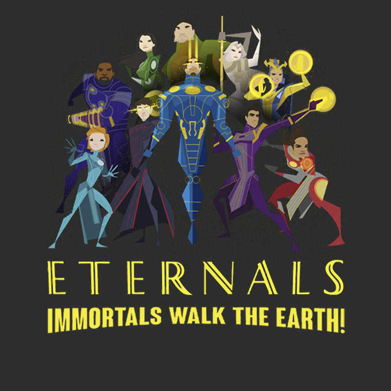 Men's Marvel Eternals Immortals Walk the Earth T-Shirt