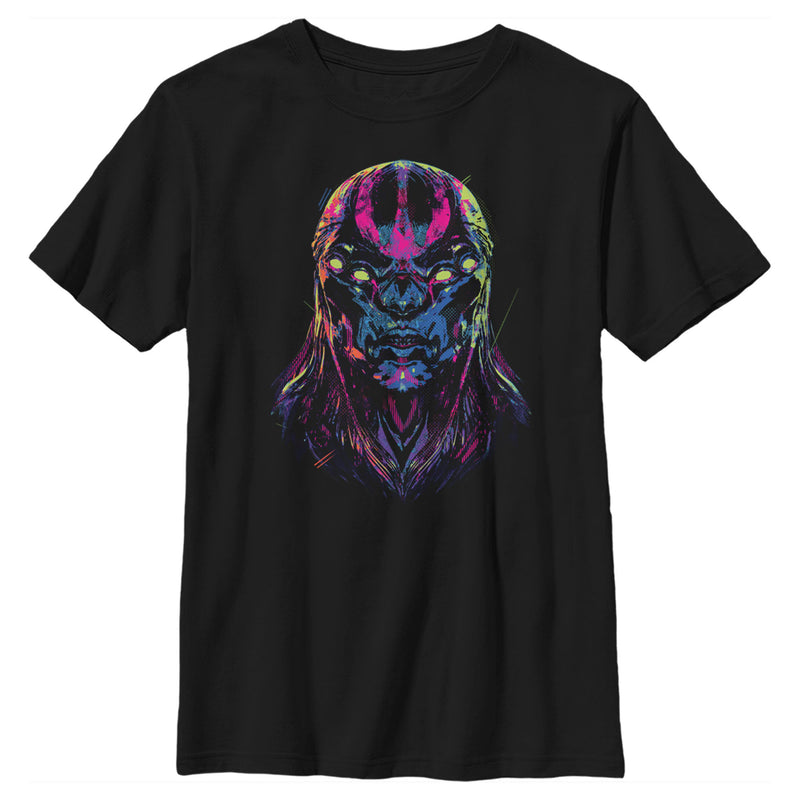 Boy's Marvel Eternals Kro Devious Face T-Shirt