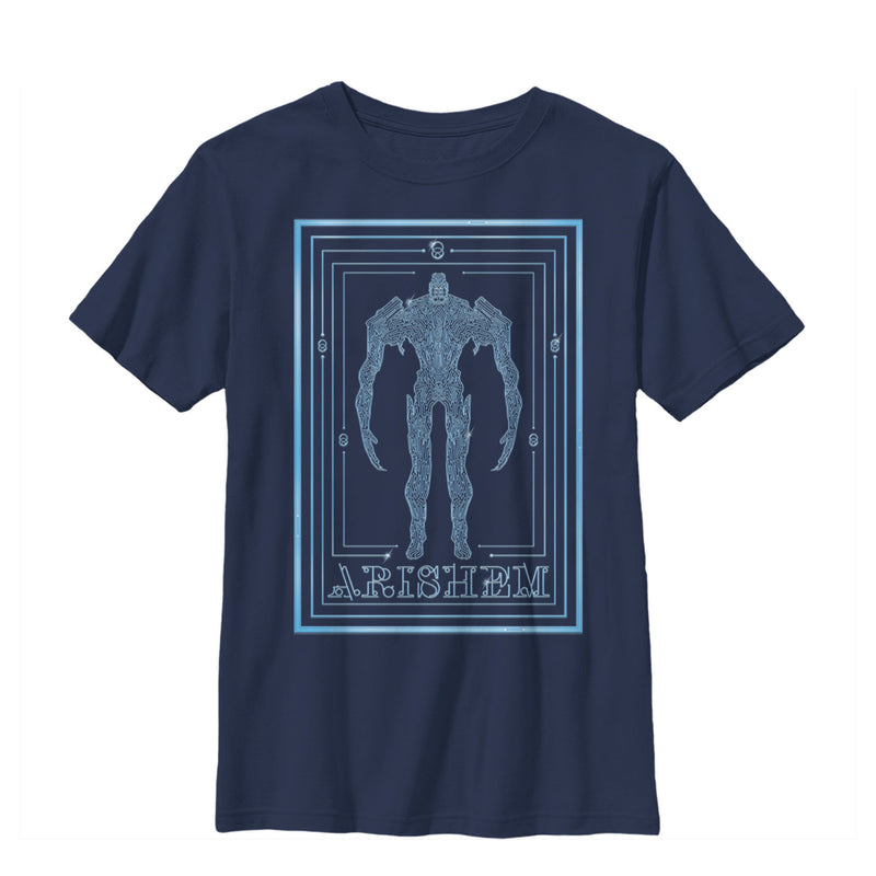 Boy's Marvel Eternals Arishem the Judge Poster T-Shirt