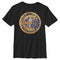 Boy's Marvel Eternals Group Gold Badge T-Shirt