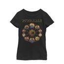 Girl's Marvel Eternals Circular Gold T-Shirt