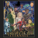Junior's Marvel Eternals Watercolor Poster Festival Muscle Tee