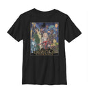 Boy's Marvel Eternals Watercolor Poster T-Shirt