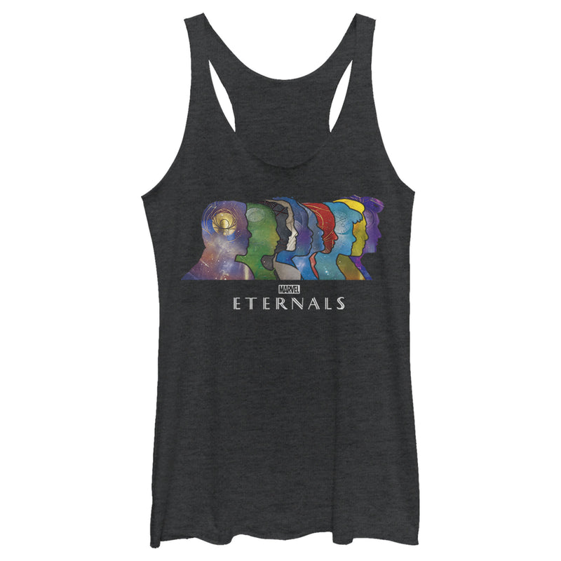 Women's Marvel Eternals Silhouettes Racerback Tank Top