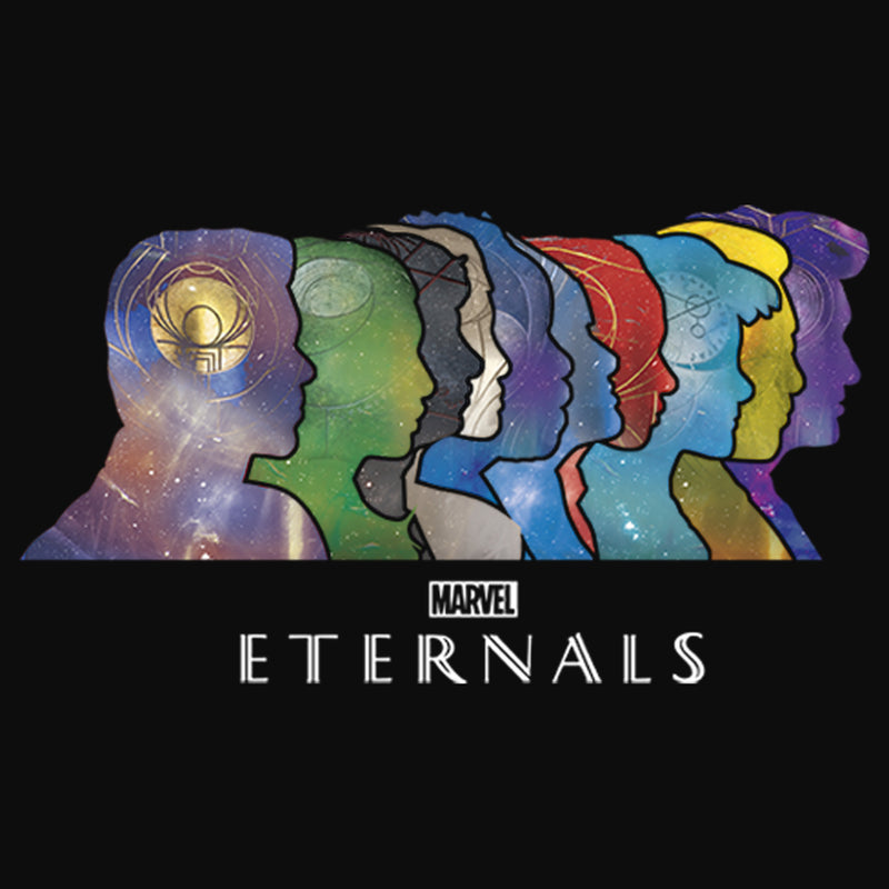 Junior's Marvel Eternals Silhouettes Racerback Tank Top