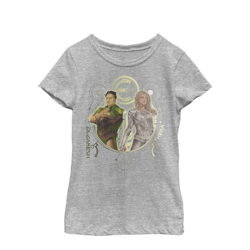 Girl's Marvel Eternals Gilgamesh and Thena Duo T-Shirt