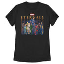 Women's Marvel Eternals Group Repeating T-Shirt