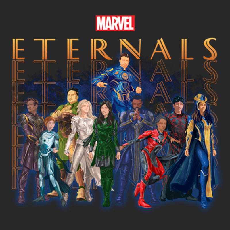 Women's Marvel Eternals Group Repeating T-Shirt