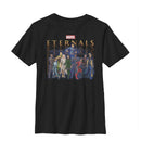 Boy's Marvel Eternals Group Repeating T-Shirt