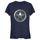 Junior's Marvel The Falcon and the Winter Soldier Bucky Logo T-Shirt