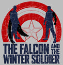 Men's Marvel The Falcon and the Winter Soldier Silhouette Logo T-Shirt