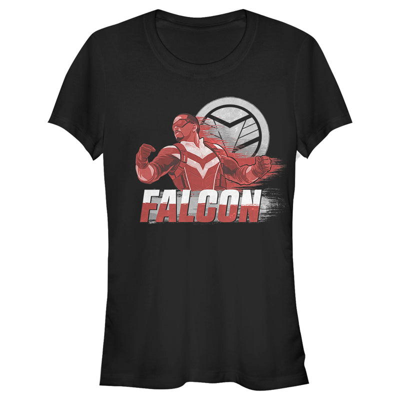 Junior's Marvel The Falcon and the Winter Soldier Falcon Speed T-Shirt