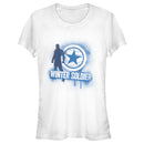 Junior's Marvel The Falcon and the Winter Soldier Bucky Spray Paint T-Shirt