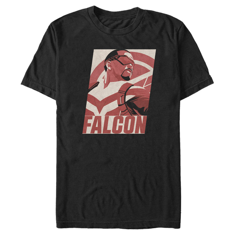Men's Marvel The Falcon and the Winter Soldier Falcon Poster T-Shirt