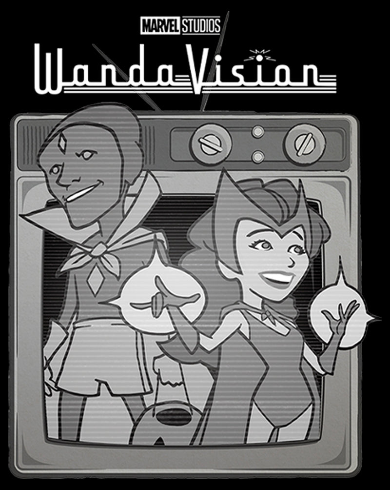 Men's Marvel WandaVision Vintage TV T-Shirt