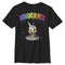 Boy's R.I.P. Rainbows in Pieces Jim Bones Logo Splatter T-Shirt