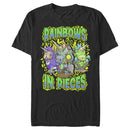 Men's R.I.P. Rainbows in Pieces Unicorn Logo Swirl T-Shirt