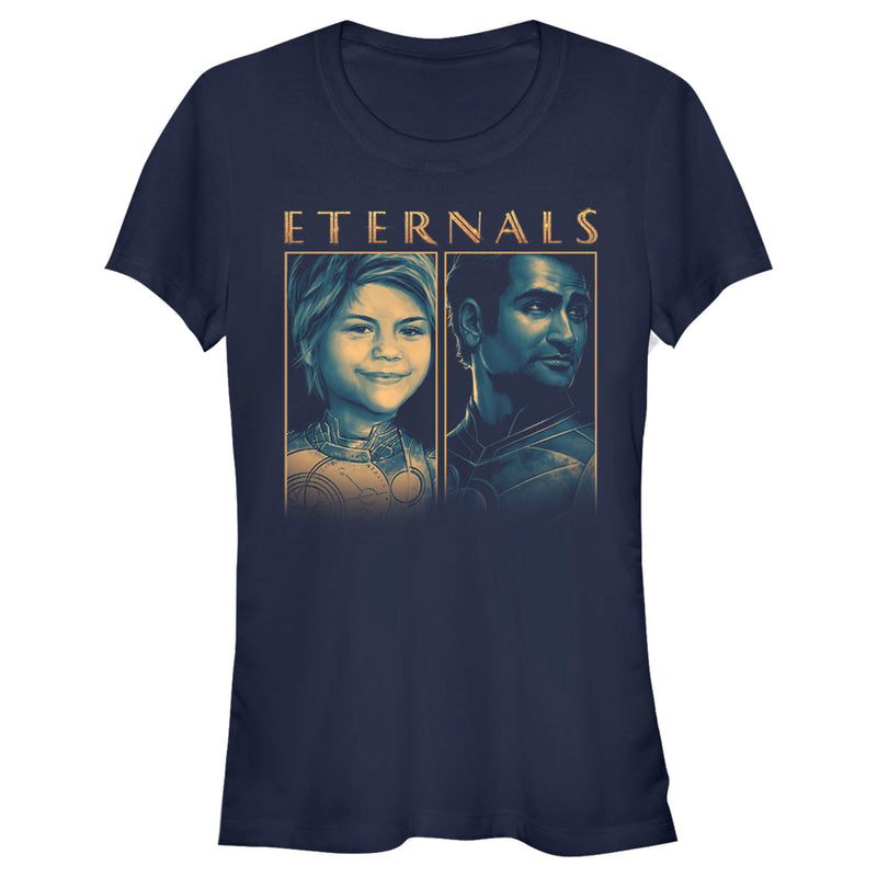 Junior's Marvel Eternals Sprite and Kingo T-Shirt