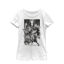 Girl's Marvel Eternals Greyscale Poster T-Shirt