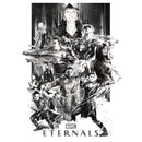 Men's Marvel Eternals Greyscale Poster Sweatshirt