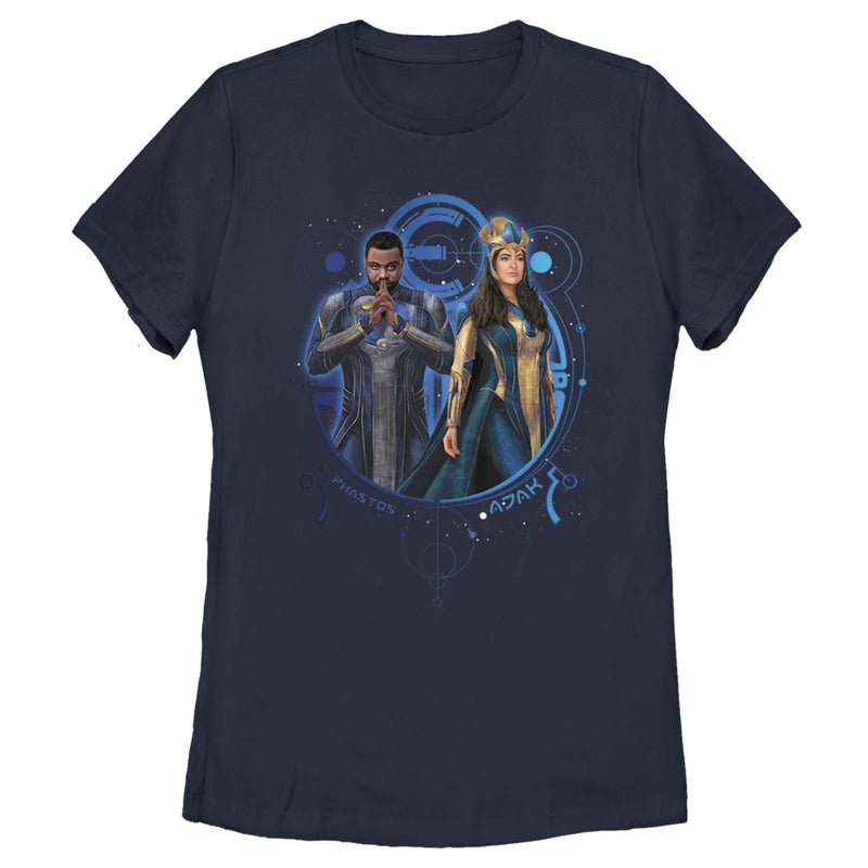 Women's Marvel Eternals Phastos and Ajak Duo T-Shirt