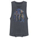 Junior's Marvel Eternals Phastos and Ajak Duo Festival Muscle Tee