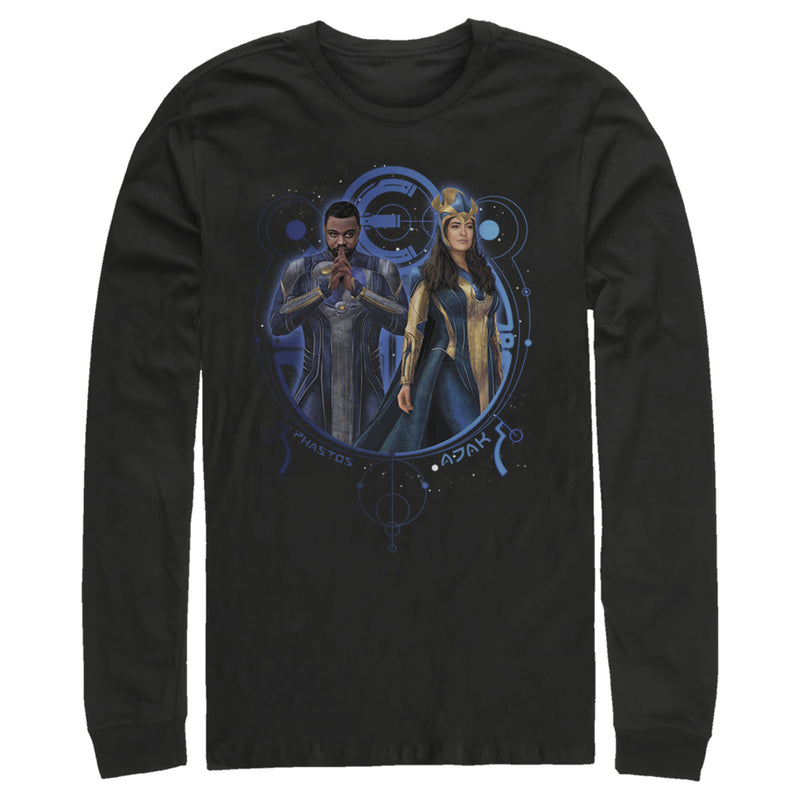 Men's Marvel Eternals Phastos and Ajak Duo Long Sleeve Shirt