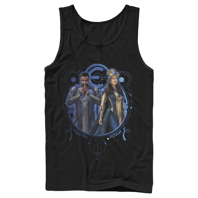 Men's Marvel Eternals Phastos and Ajak Duo Tank Top