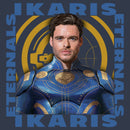 Junior's Marvel Eternals Ikaris Hero Box Racerback Tank Top