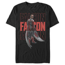 Men's Marvel The Falcon and the Winter Soldier Falcon Repeating T-Shirt