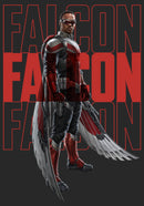Women's Marvel The Falcon and the Winter Soldier Falcon Repeating T-Shirt