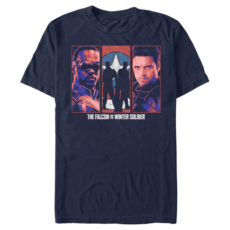 Men's Marvel The Falcon and the Winter Soldier Group T-Shirt