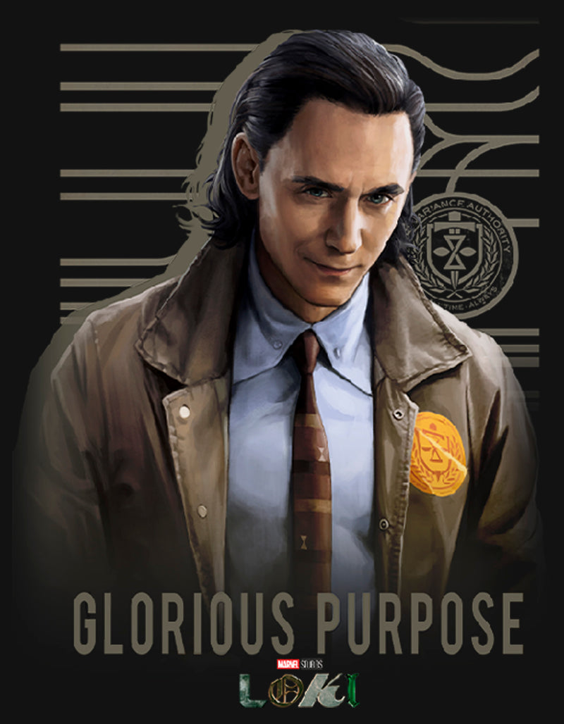 Girl's Marvel Loki Glorious Purpose T-Shirt