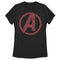 Women's Marvel Avengers Valentine's Small Hearts Logo T-Shirt