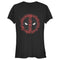 Junior's Marvel Deadpool Cartoon Icon Logo T-Shirt
